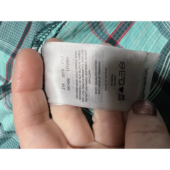 Columbia Plaid Button Down Large - Picture 4 of 4